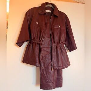 Women's Burgundy set